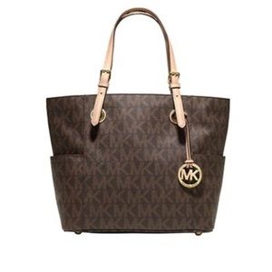 MICHAEL KORS SIGNATURE LOGO TOTE, AUTHENTIC